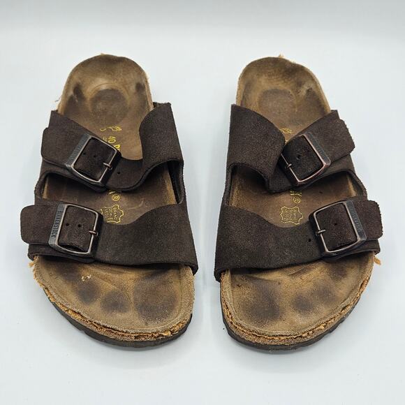 Birkenstock Arizona Size 40 Dark Brown - Picture 1 of 6